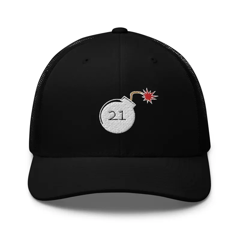 21 Bomb Embroidered Hat